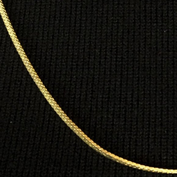Serpentine Goldtone Necklace - Picture 1 of 4